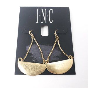 INC International Concepts Gold Tone Half Circle